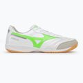Fußballschuhe Herren Mizuno Morelia Sala Elite IN white/neon green/galaxy silver 2