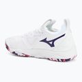 Mizuno Wave Momentum 3 Volleyballschuhe weiß/violett indigo/camellia rose 3