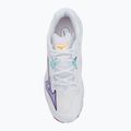 Damen-Volleyballschuhe Mizuno Wave Lightning Z8 weiß/violett indigo/camelliaros 5