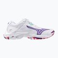 Damen-Volleyballschuhe Mizuno Wave Lightning Z8 weiß/violett indigo/camelliaros 8