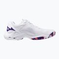 Damen-Volleyballschuhe Mizuno Wave Lightning Z8 weiß/violett indigo/camelliaros 9