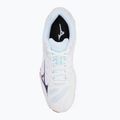 Volleyballschuhe Mizuno Wave Voltage 2 white/violet indigo/camellia rose 5