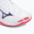 Volleyballschuhe Mizuno Wave Voltage 2 white/violet indigo/camellia rose 7