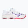 Volleyballschuhe Kinder Mizuno Lightning Star Z7 white/violet indigo/camellia rose 2