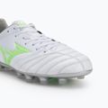 Fußballschuhe Herren Mizuno Morelia Neo IV Pro Md white/neon green/cool gray 3c 7