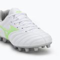 Fußballschuhe Kinder Mizuno Monarcida Neo III Select Jr Md white/neon green 7
