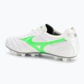 Fußballschuhe Herren Mizuno Morelia II Elite Md white/neon green/galaxy silver 3