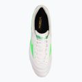 Fußballschuhe Herren Mizuno Morelia II Elite Md white/neon green/galaxy silver 5