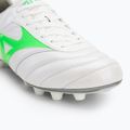 Fußballschuhe Herren Mizuno Morelia II Elite Md white/neon green/galaxy silver 7