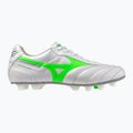 Fußballschuhe Herren Mizuno Morelia II Elite Md white/neon green/galaxy silver 8