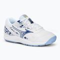 Mizuno Stealth Star 3 Kinderschuhe weiß/bellwether blau/belairblu