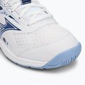 Mizuno Stealth Star 3 Kinderschuhe weiß/bellwether blau/belairblu 7