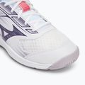 Volleyballschuhe Mizuno Cyclone Speed 5 white/violet indigo/camellia rose 7