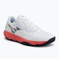 Herren-Tennisschuhe Mizuno Wave Enforce Court AC white/baritone blue/calypso coral