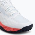 Herren-Tennisschuhe Mizuno Wave Enforce Court AC white/baritone blue/calypso coral 7