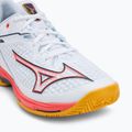 Mizuno Wave Exceed Tour 6 CC Tennisschuhe Weiß/Bariton Blau/Feurige Koralle 2 7