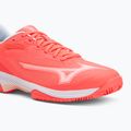 Damen Tennisschuhe Mizuno Wave Exceed Court CC W calypso koralle/weiß/kaum rosa 7