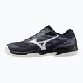 Mizuno Break Shot 5 CC Tennisschuhe Odyssey Grau/Weiß/Blau Granit 8
