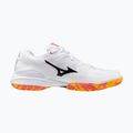 Mizuno Wave Claw 3 Badmintonschuh weiß/zitrus/calypso coral 9