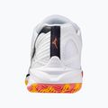 Mizuno Wave Claw 3 Badmintonschuh weiß/zitrus/calypso coral 10