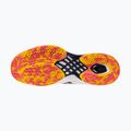 Mizuno Wave Claw 3 Badmintonschuh weiß/zitrus/calypso coral 12