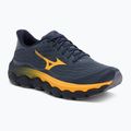 Herren Laufschuhe Mizuno Wave Horizon 8 blau granit/zitrus/bariton blau
