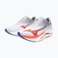 Herren Laufschuhe Mizuno Wave Rebellion Flash 3 weiß/feurige Koralle 2/iris bloom 8
