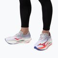 Herren Laufschuhe Mizuno Wave Rebellion Flash 3 weiß/feurige Koralle 2/iris bloom 10