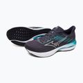 Herren Laufschuhe Mizuno Wave Inspire 21 odyssey grau/weiß/capri breez 14