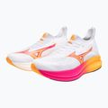 Mizuno Neo Zen weiß/tang orange/pink tetra Laufschuh 15
