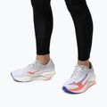 Damen Laufschuhe Mizuno Wave Rebellion Flash 3 weiß/striking coral/iris bloom 8
