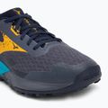Herren Laufschuhe Mizuno Wave Ibuki 5 GTX odyssey grau/zitrus/bariton blau 7