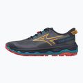 Herren Laufschuhe Mizuno Wave Mujin 11 odyssey grau/zitrus/feurige Koralle 2 8