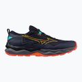 Herren Laufschuhe Mizuno Wave Daichi 9 baritone blau/zitrus/feurige Koralle 2