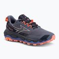 Damen Laufschuhe Mizuno Wave Mujin 11 blau granit/silber/striking coral