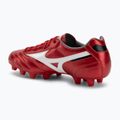 Mizuno Morelia II Club FG Fußballschuhe 40. rot/weiß/schwarz 3