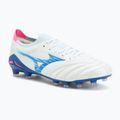 Herren Fußballschuhe Mizuno Morelia Neo IV β Japan Fg white/tanager turquoise/pink tetra