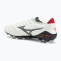 Herren-Fußballschuhe Mizuno Morelia Neo IV Β Elite MD White/Black/Chinese Red 3