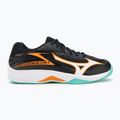 Mizuno Thunder Blade Z Volleyballschuhe schwarz/tangelo/eisgrün 2