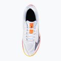 Mizuno Thunder Blade Z weiß/feurige Koralle 2/Zitrus Volleyballschuh 5