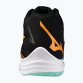 Mizuno Thunder Blade Z Mid Volleyballschuh schwarz/tangelo/eisgrün 3