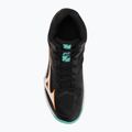 Mizuno Thunder Blade Z Mid Volleyballschuh schwarz/tangelo/eisgrün 5
