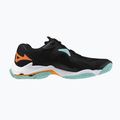 Mizuno Wave Lightning Z8 Volleyballschuhe schwarz/tangelo/eisgrün 2
