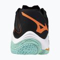 Mizuno Wave Lightning Z8 Volleyballschuhe schwarz/tangelo/eisgrün 3