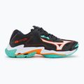 Mizuno Wave Lightning Z8 Volleyballschuhe schwarz/tangelo/eisgrün 2