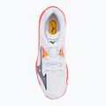 Mizuno Wave Lightning Z8 weiß/feurige Koralle 2/Zitrus Volleyballschuhe 5