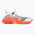 Mizuno Wave Lightning Neo 3 weiß/feurige Koralle 2/Zitrus Volleyballschuhe 2