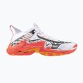 Mizuno Wave Lightning Neo 3 weiß/feurige Koralle 2/Zitrus Volleyballschuhe 8