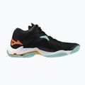 Mizuno Wave Lightning Z8 Mid Volleyballschuhe schwarz/tangelo/eisgrün 2