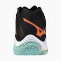 Mizuno Wave Lightning Z8 Mid Volleyballschuhe schwarz/tangelo/eisgrün 3